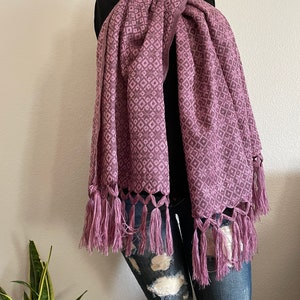 Scarf - Wrap - Shawl- Mexican Rebozo hand made ONE SIZE more colors available
