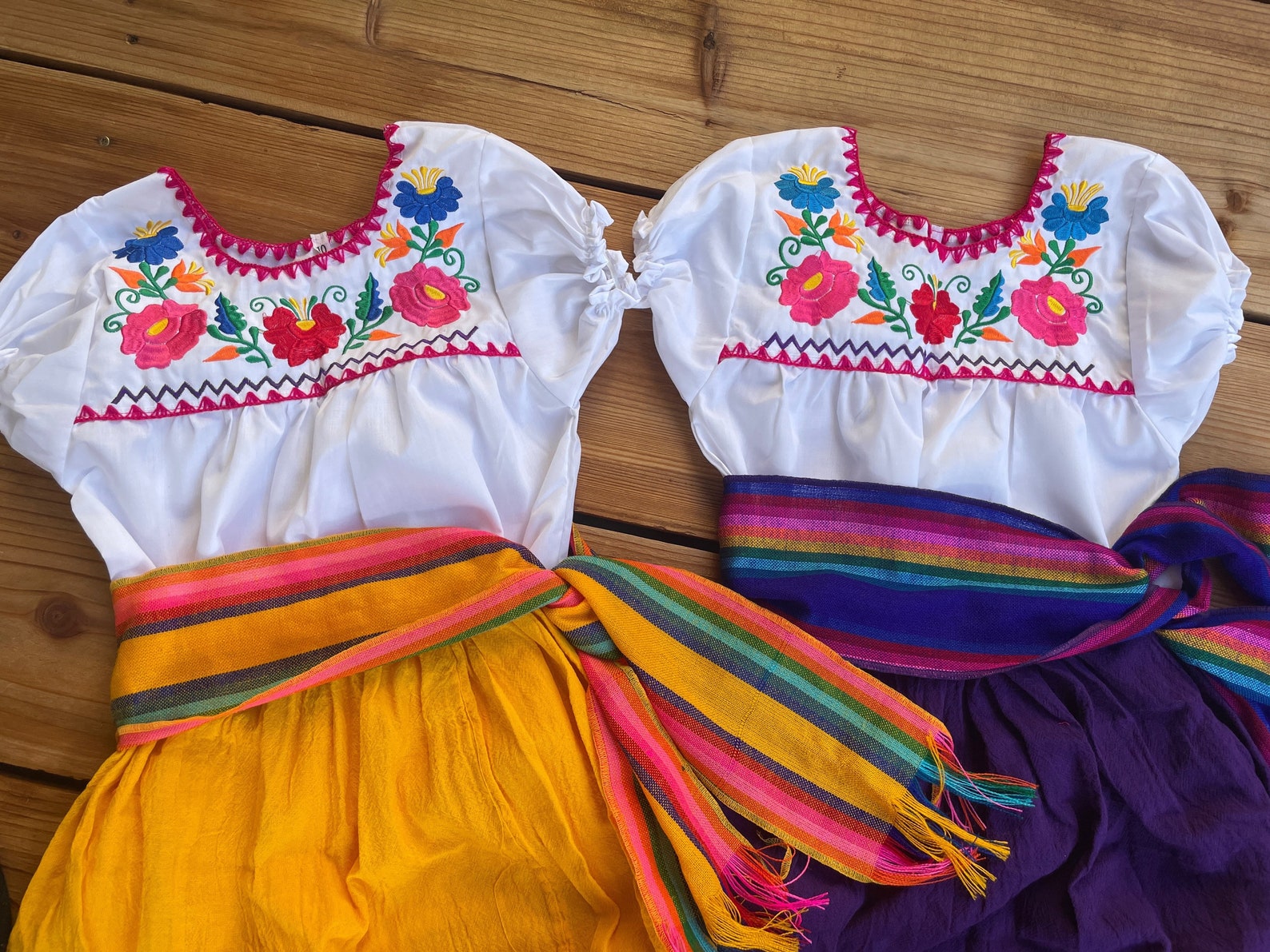 Kids Mexican Outfits Tradicional Mexican Clothing for Little Etsy