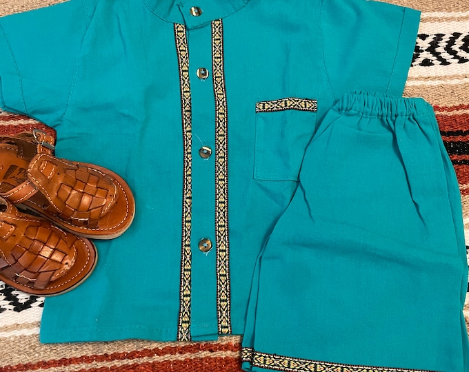 Size 1 year old baby boy Mexican Outfits