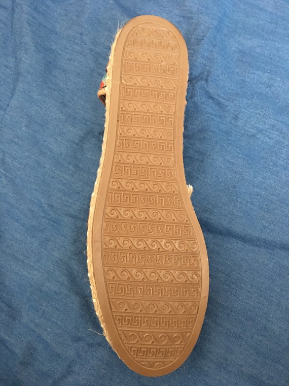 Mexican Leather Huaraches Espadrilles Huichol Art Textil Mexican