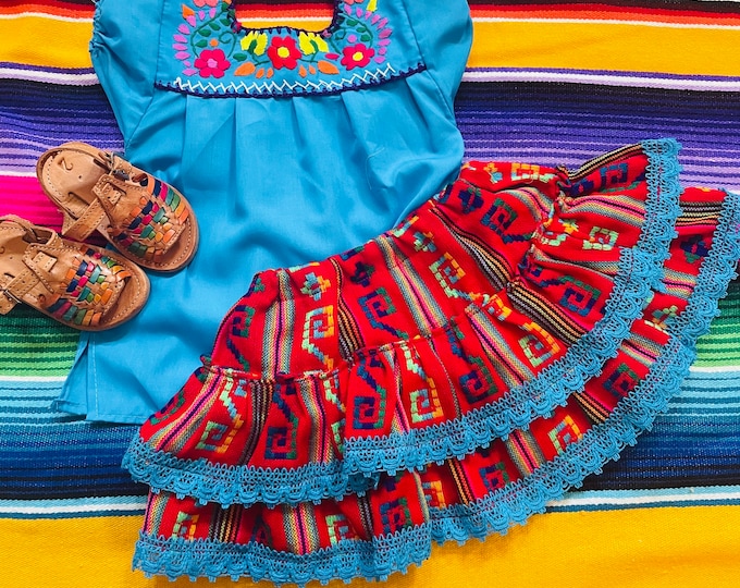 Size 1 year old baby girl outfit Mexican Fiesta Outfit 5 de Mayo Outfit