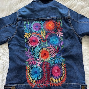 Jeans Jackets Mexican Embroidered Denim Jackets