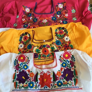 Women Blouses Embroidered S-M-L-XL-2XL-3X--5XL