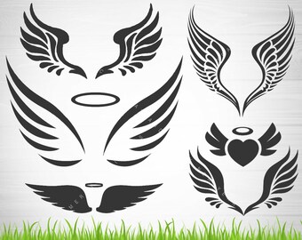 Download Free Angel Wings Svg Etsy SVG Cut Files