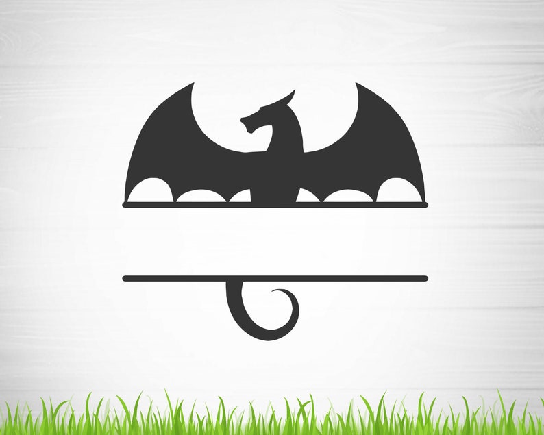 Download Dragons monogram svg file dragon Svg Designs animals svg ...