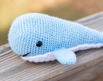 Patrón de ballena a crochet (Descargar PDF)