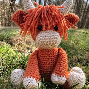 Haakpatroon Schotse hooglanders Amigurumi koepatroon direct downloaden