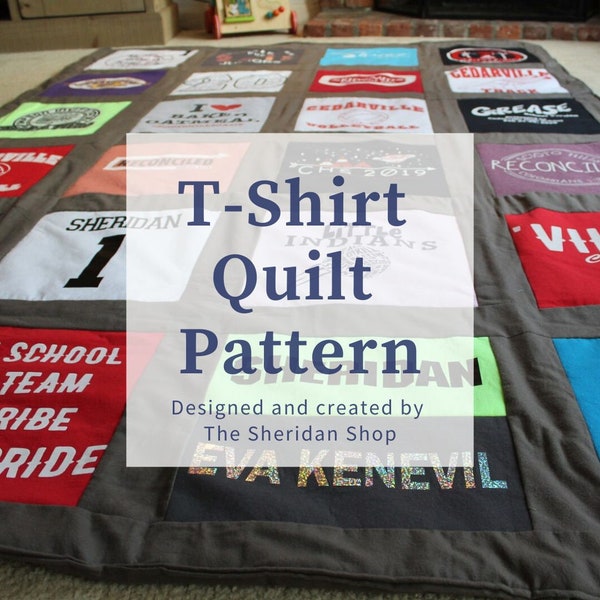 TShirt Quilt Pattern Memory Quilt from clothing