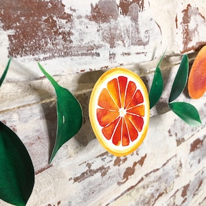 Orange Garland DIY Printable Paper Orange Citrus Fruit Winter Decoration Digital Download image 8