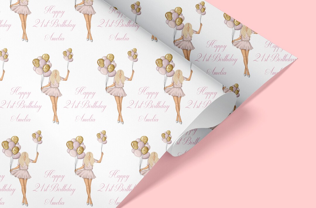 Personalised Gift Wrap / Personalised Birthday Wrapping Paper Etsy UK