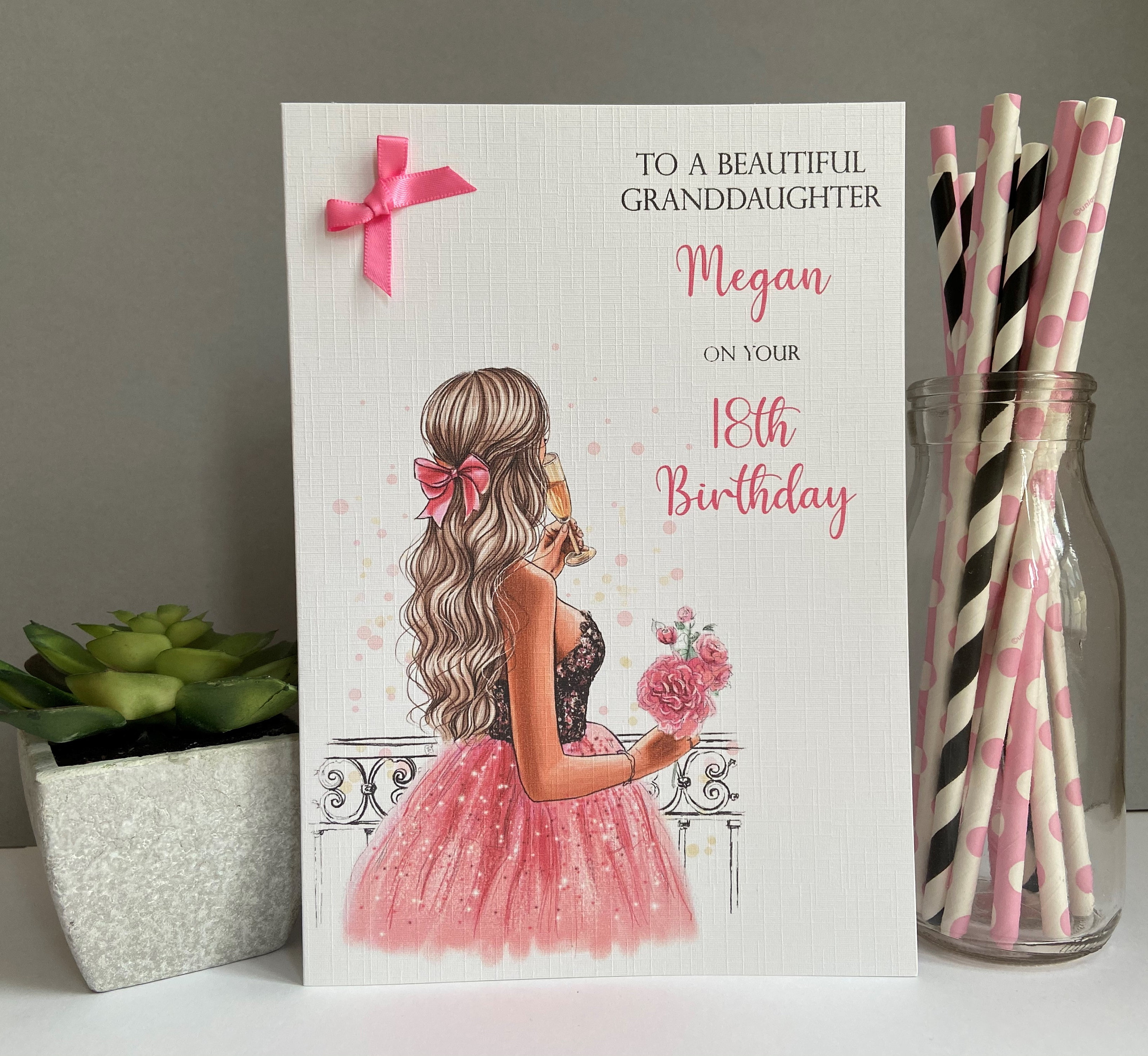 Personalised Birthday Card Daughter Niece Grandaughter Cousin | Etsy
