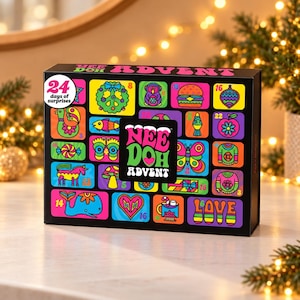 NeeDoh Adventskalender 24 dagen mini squishy fidget toys kerstcountdown