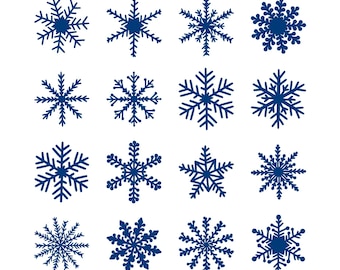 Custom Snowflake Decals: Die Cut Vinyl, Waterproof Outdoor Decor