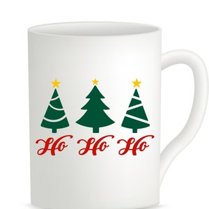 Ho Ho Ho Die Cut Decal For Mugs, Crafts, DIY Signs, Vehicles, Outdoor Windows