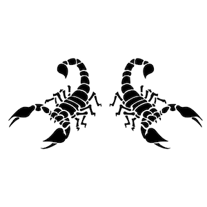 Scorpion Vinyl Decal: Waterproof Car, Truck, Laptop Sticker