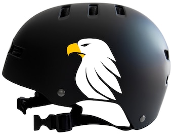 Die Cut Vinyl Eagle Bust Decal