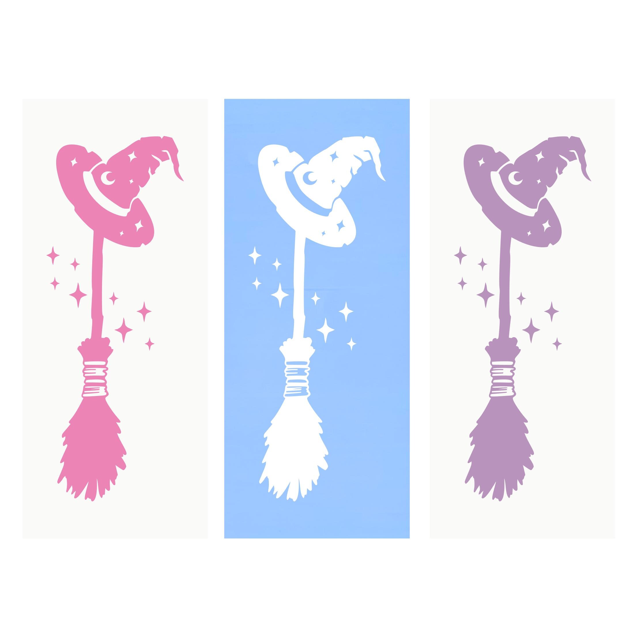 Witch Themed Car Sticker - 9x9 Cm Matte Finish, For Windows Or Body