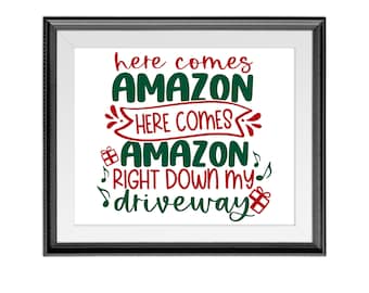 Funny Christmas Delivery Quote Decal For DIY Signs, Trucks, Windows, Crafts & More