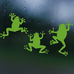 Tree Frogs Decal Pack Truck Decals Car Decals Laptop Decals DIY Crafts