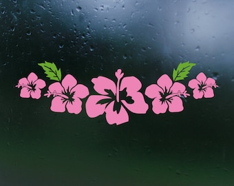 Large Hibiscus Flower Decal for Car/Truck