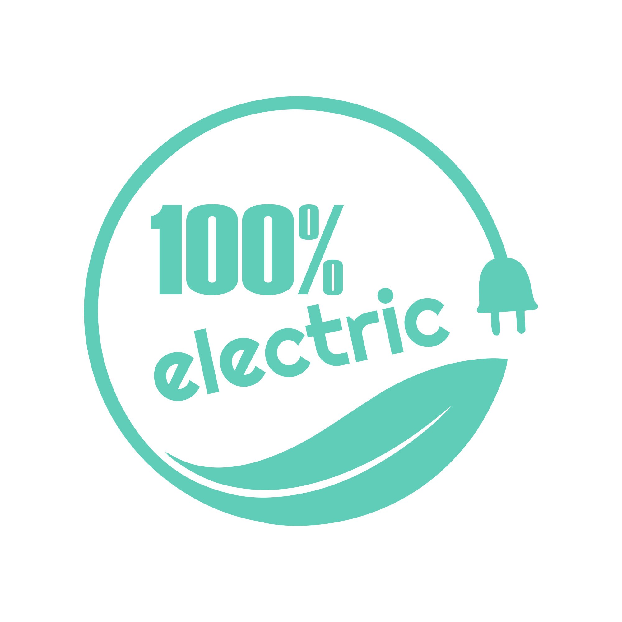 thumbnail image 2 of Adams Graphics EV Electric Car Decal – Type 2 Charging Plug Logo (Glossy) 2 of 6