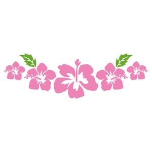 Large Hibiscus Flower Decal for Car/Truck