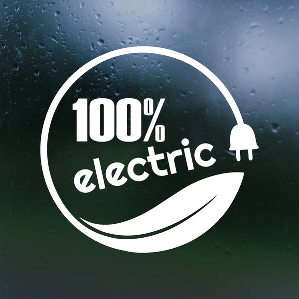 Electric Vehicle Decal Etsy