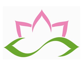 Lotus Flower Vinyl Decal: Waterproof Car, Laptop, and Mug Sticker