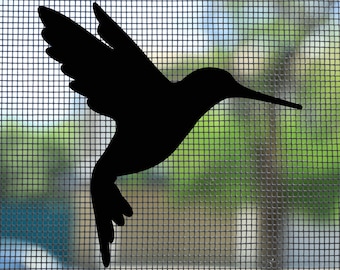 Hummingbird Retractable Screen Door / Window Screen Decals - Oracal 751 Vinyl - Create Your Own Pack