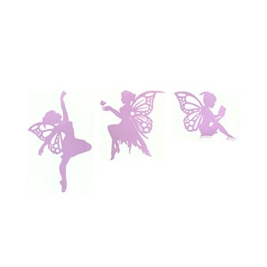 Fairy Decal Set: Waterproof Vinyl Stickers for Car, Laptop, Window