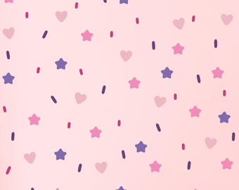 Die Cut Vinyl Decals - Sprinkle Wall Pack With Hearts & Stars