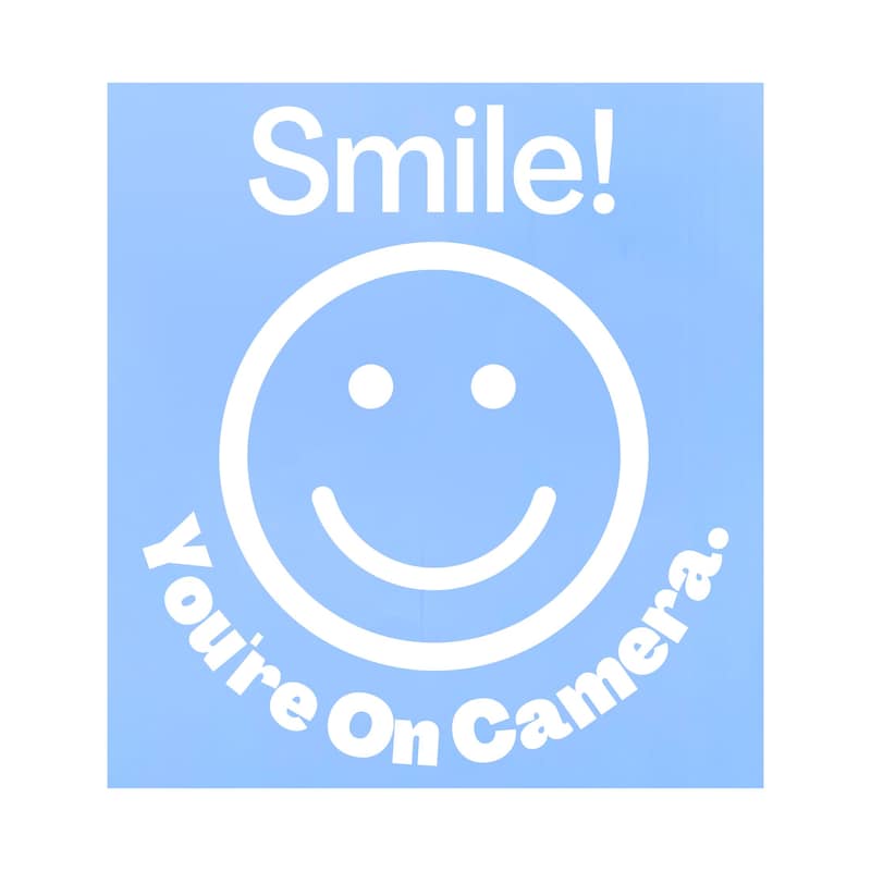 Smile Youre on Camera Sign - Etsy