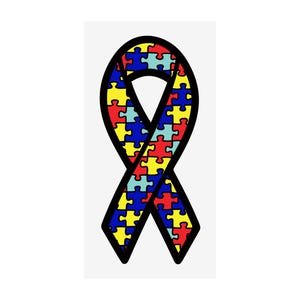 Autism Colored Ribbon High Quality Vinyl Car And Truck Decals Stickers