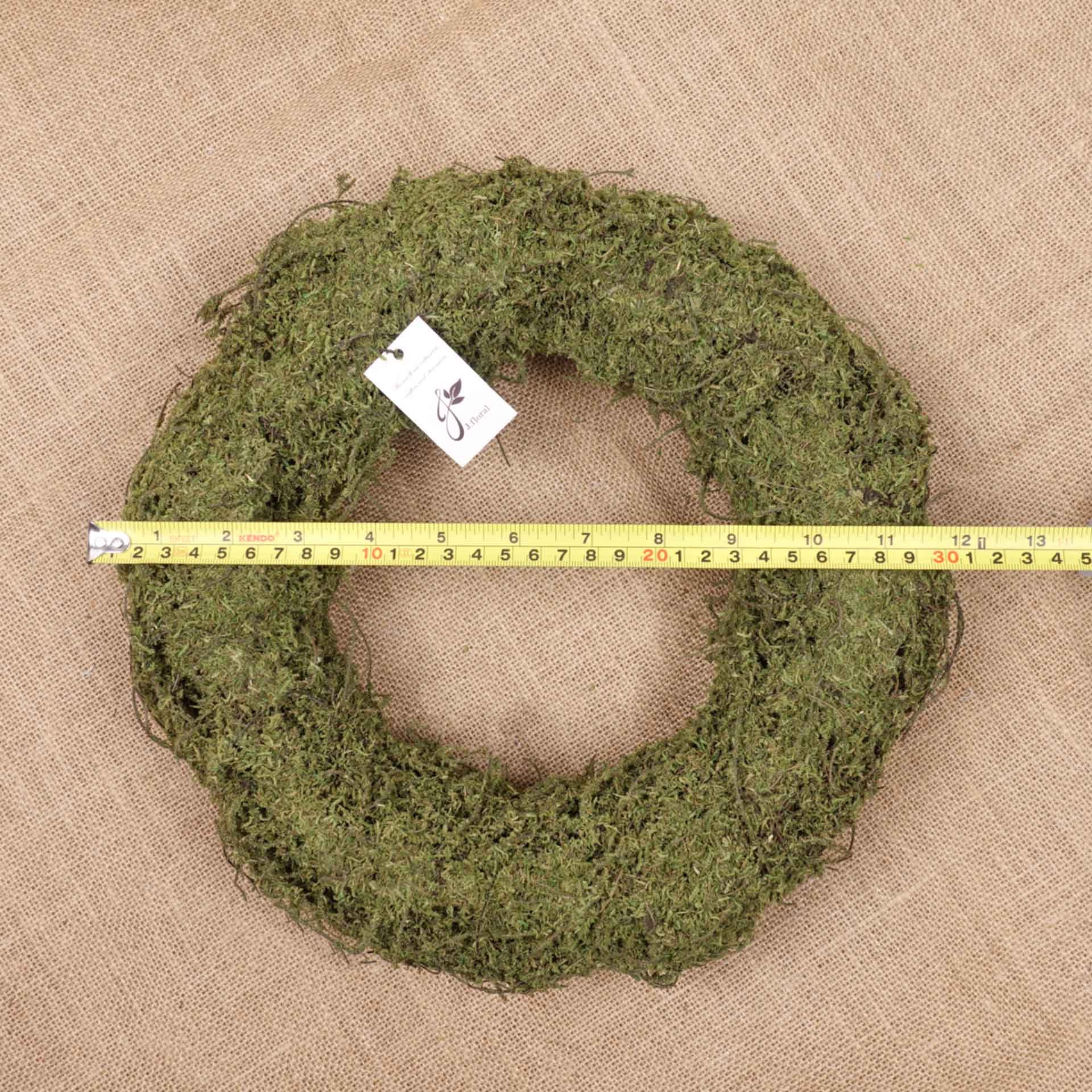 Natural Dried Green Moss Wreath 25cmd 30cmd Natural Wreath Etsy Australia