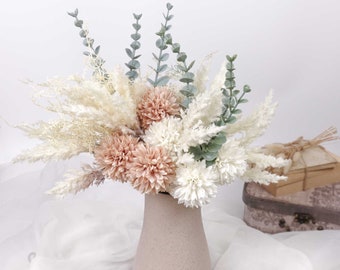 Chrysanthemum Bouquet | Flower Arranging Decor Pompom Flower | Wedding Bouquet |  Artificial Faux Silk Flowers Australia