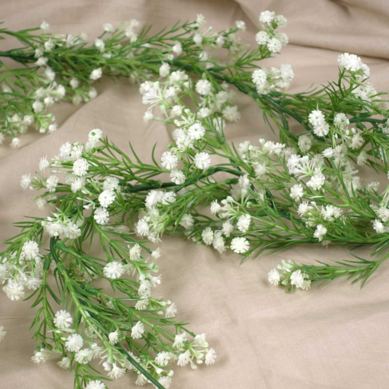 Baby's Breath Gypsophila Garland 175cmh Artificial Etsy Australia