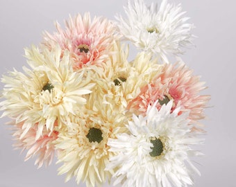 Gerbera Daisy Flower 45cmH | Artificial Faux Floral | DIY Flower Arrangement | Craft Party Home Decor