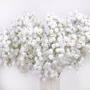 Real-touch Gypsophila Baby's Breath Spray 65cmH | Artificial Gypso Flowers | Home Party Decor | DIY Flower Arranging