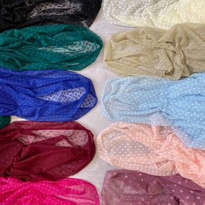 Gekleurde transparante mesh-monsters voor aangepaste bestelling op basis van jouw persoonlijke afmetingen