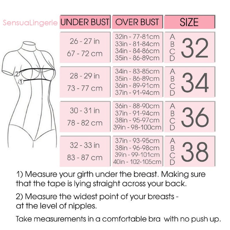 Shelf bra open ROVENA Pink lace bra with support Custom sizes Different colors image 8
