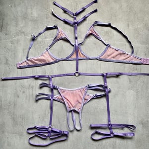 Cupless bra Crotchless panties Open cupless bra, Quarter cup  bra, See through bra, 1/4 cup bra, Shelf bra open, Open nipple bra, Cupless lingerie, Open cup bra, Sheer bra
