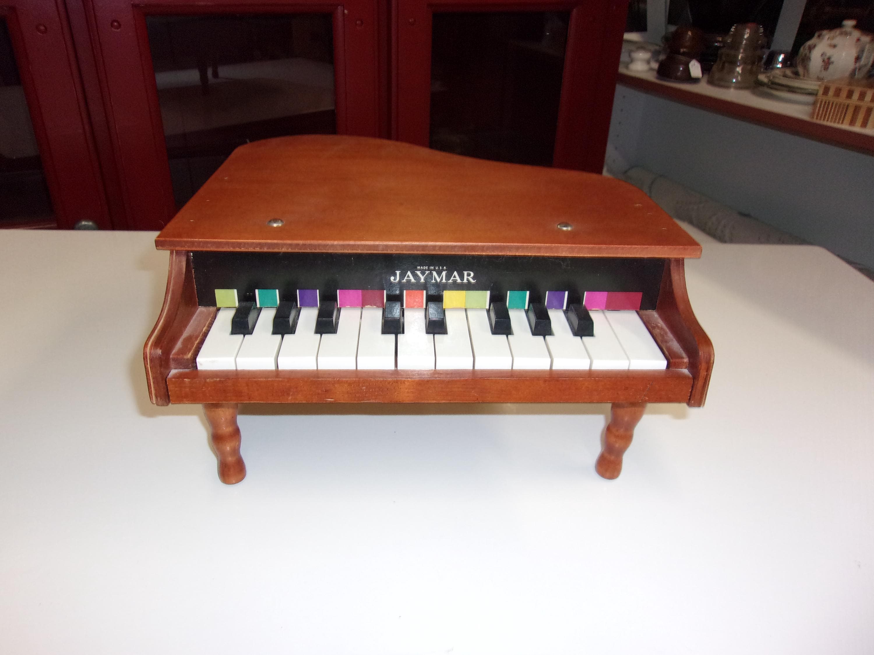 Vintage Jaymar Baby Grand Child's Toy Piano Made in U.S.A.