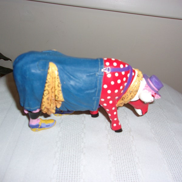 Vintage Ornate Cow Parade Figurine