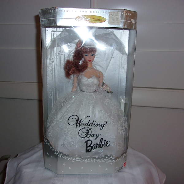 Vintage Wedding Day Barbie -90's Barbie Collectible Barbie Doll Mattel Collector Edition