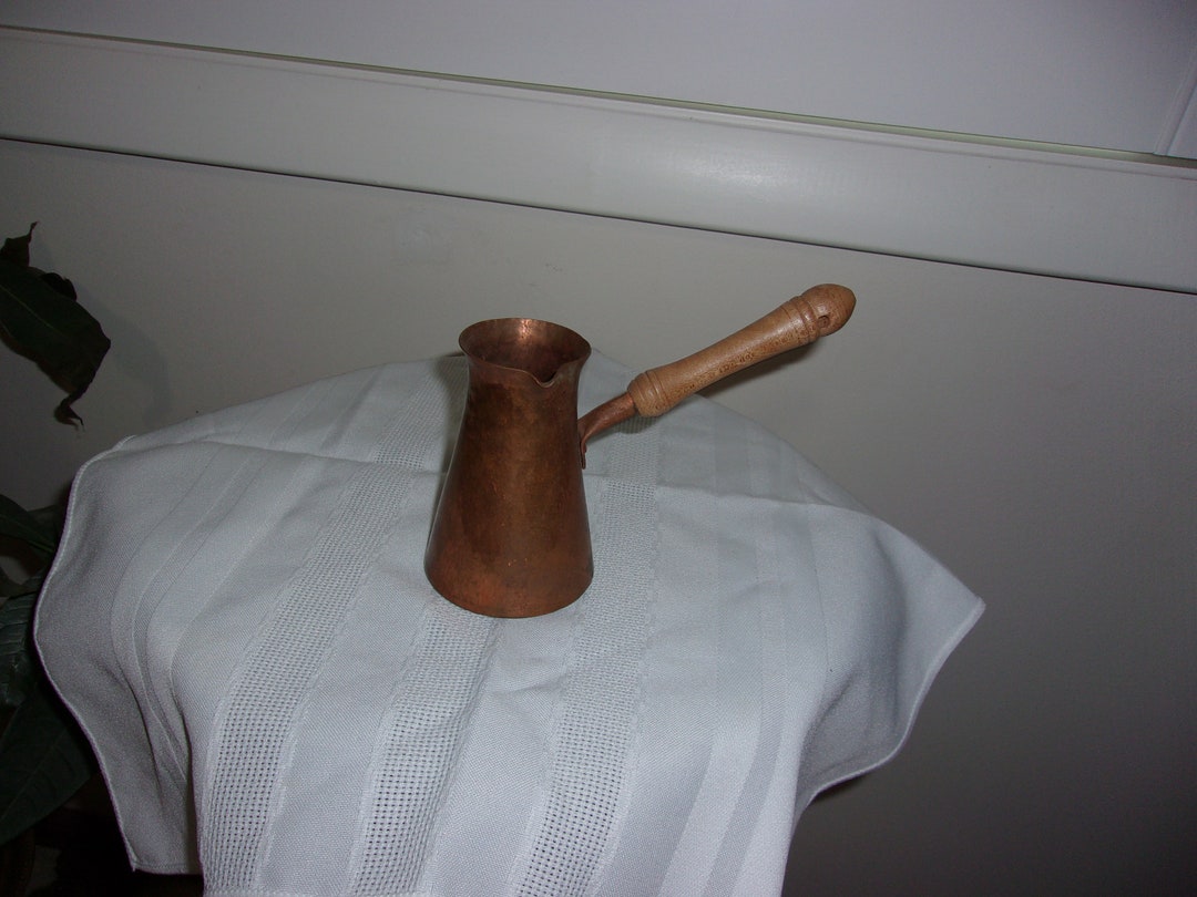 Vintage Copper Melting Pot Sauce Pot Etsy