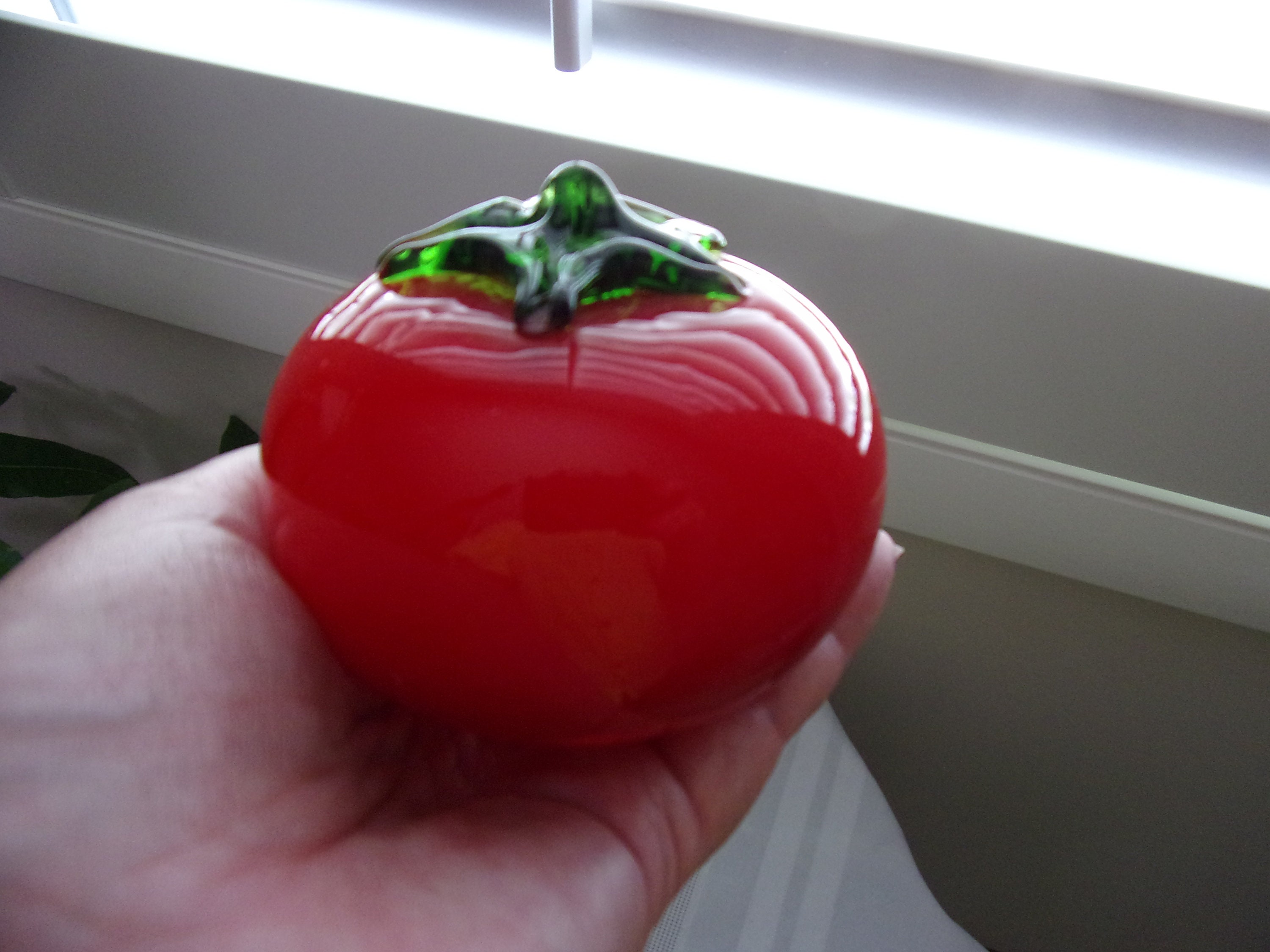 Vintage Murano Style Art Glass Tomato Etsy