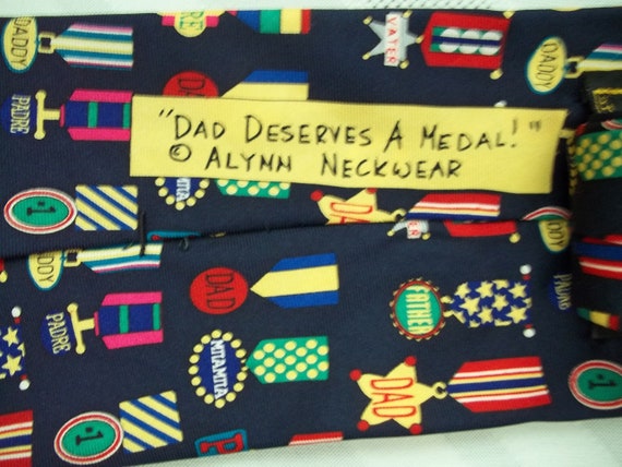 Dad Deserves A Medal Necktie - image 7