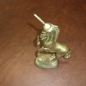 Vintage Brass Unicorn
