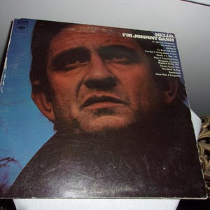 Vintage Johnny Cash Hello I&#39;m Johnny Cash Album