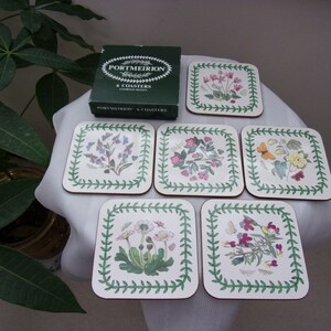 Vintage Portmeirion Botanic Coasters
